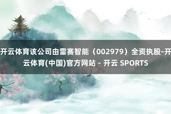 开云体育该公司由雷赛智能（002979）全资执股-开云体育(中国)官方网站 - 开云 SPORTS