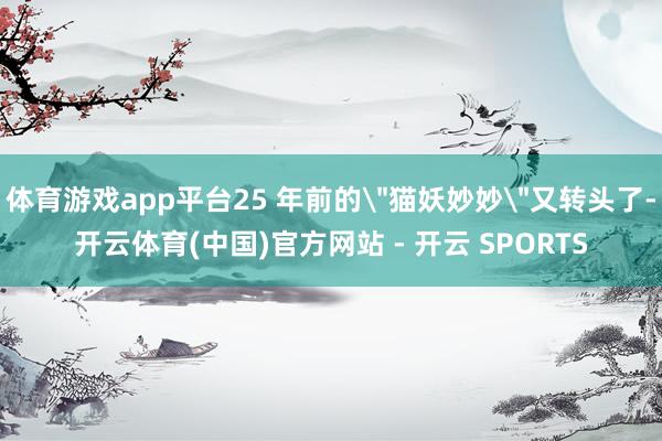 体育游戏app平台25 年前的
